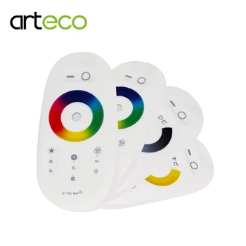 

DC12-24V 2.4G RF Remote Control RGB/RGBW/Single color/Double color controller Remote With Remote Wall Holder for LED Strip 5050