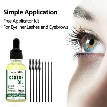 

ISNER MILE 30ml Eyelash Growth Essential Oil Nourish Hair Essential Oil Natural Castor Oil Calm Prevent Skin Aging Essential Oil