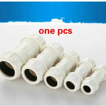 

PVCPipe fittings Quick access repair joint Water supply and drainage pipe double union quick connector 20 25 32 40 50 63 110