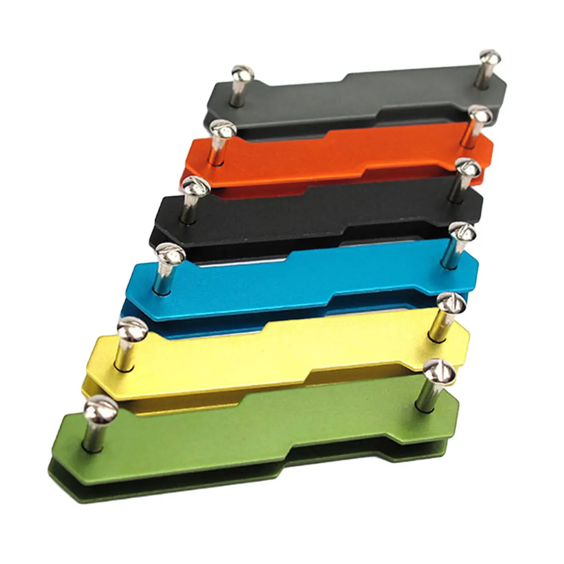 

1PCS Portable Smart Keychain Hard Aluminum Key Holder Clip Folder Outdoor Tactical Organizer Pocket Tool Travel Kits 88mm* 17mm