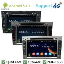 Quad Core Android 5.1.1 Car DVD Video Player Radio Stereo DAB+ 3G/4G WIFI For Opel Astra Antara Vectra Corsa Zafira Combo Vivaro