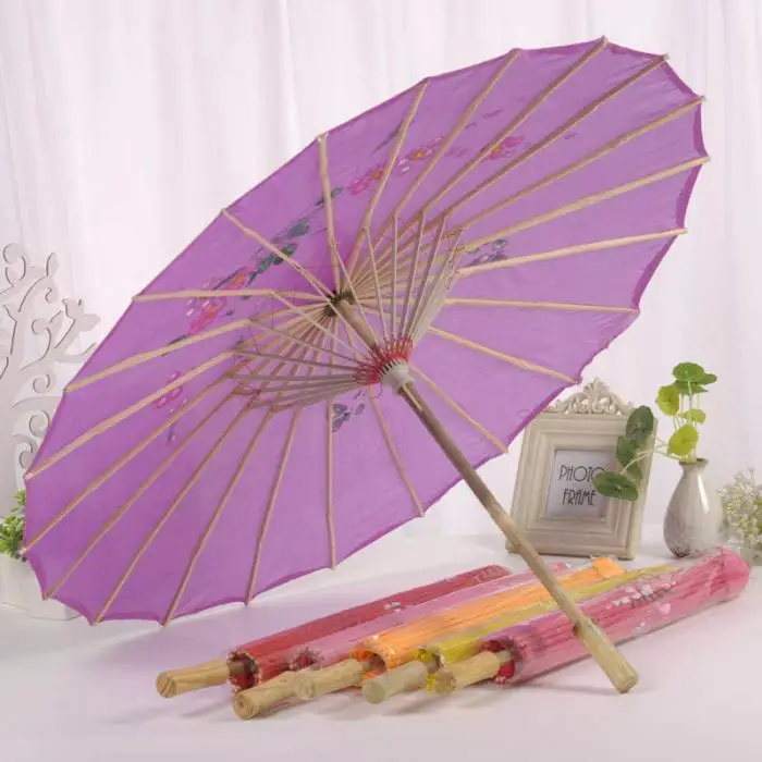 Деревянный зонтик невесты художественный реквизит украшение цветка свадебное платье фотография зонтик HYD88