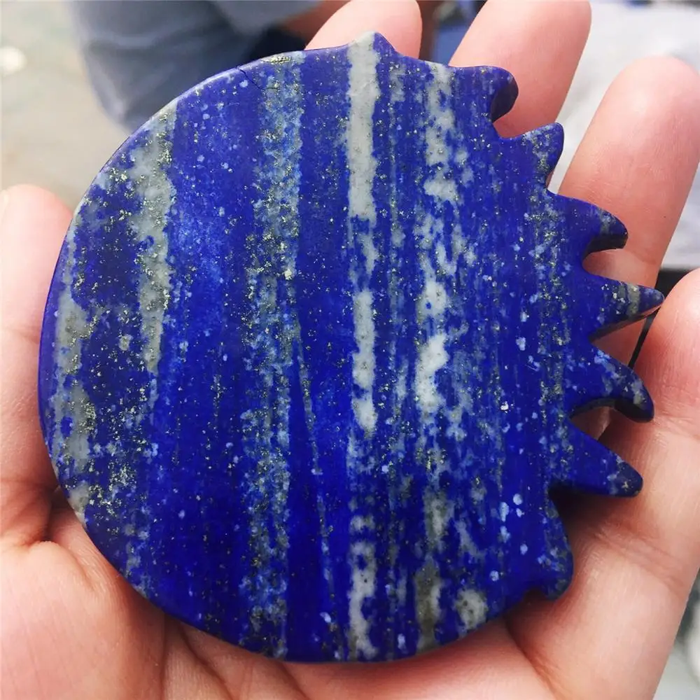 1 шт. АААА натуральный кристалл lapis carvings солнце и луна Единорог из горного хрусталя статуи украшенные рождественские подарки