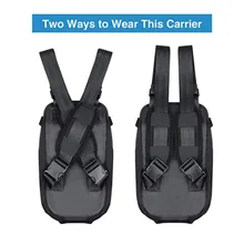 Переноска для собак и кошек, поставка для домашних животных, для переноски на открытом воздухе, модный рюкзак на плечо, черный нагрудный мешок, два способа ношения собак, кошек s-xl 4 размера