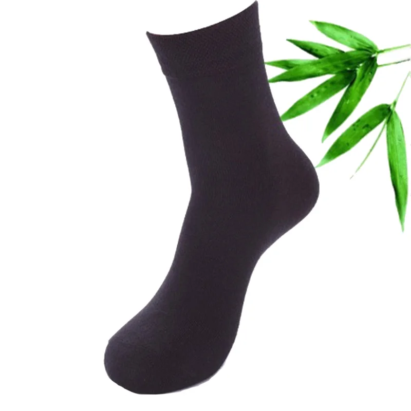 Image 2016 New Arrival Brand Cotton   Bamboo Fiber Classic Business Men s Socks 5 Pairs Men s Deodorant Socks EUR Size 39 45