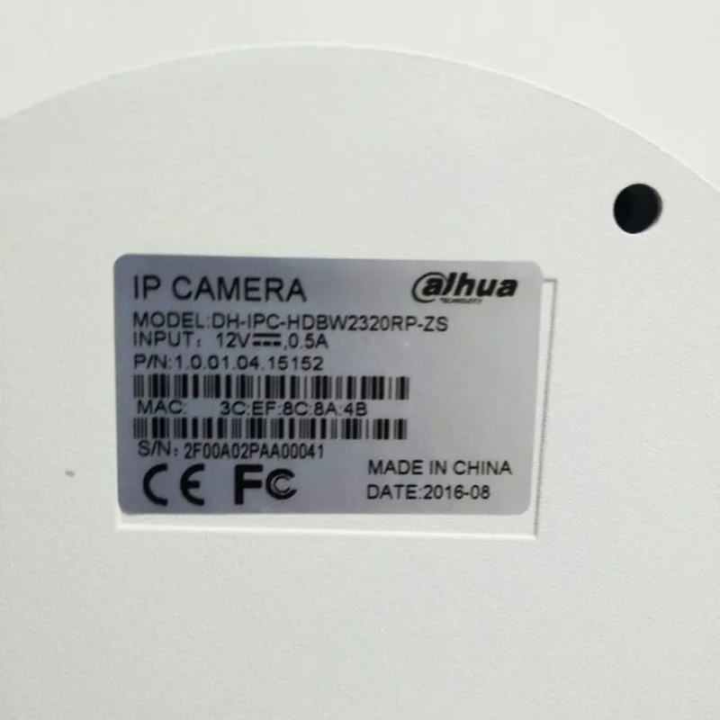Dahua 3MP POE ip камера купола IPC HDBW2320R ZS моторизованный lens2.7 12 мм IP67 ИК с Micro SD слот для