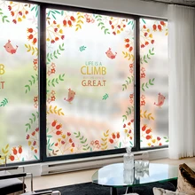 Наклейки На Окна Балкон украшение спальни прозрачная непрозрачная Электростатическая пленка «замороженное стекло» гостиная самоклеящаяся