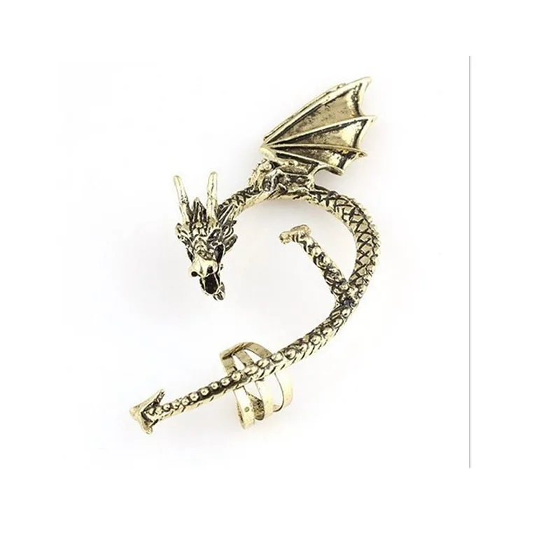 

2018 European and American Foreign Trade Popular Vintage Gothic Punk Wind Domineering Personality Long Stud Earrings