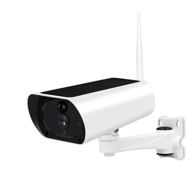 K55A 1080P Солнечная Wifi ip-камера Ir двухсторонняя аудио Ip66 Водонепроницаемая 2-мегапиксельная Hd камера видеонаблюдения Облачное хранилище - Цвет: Белый