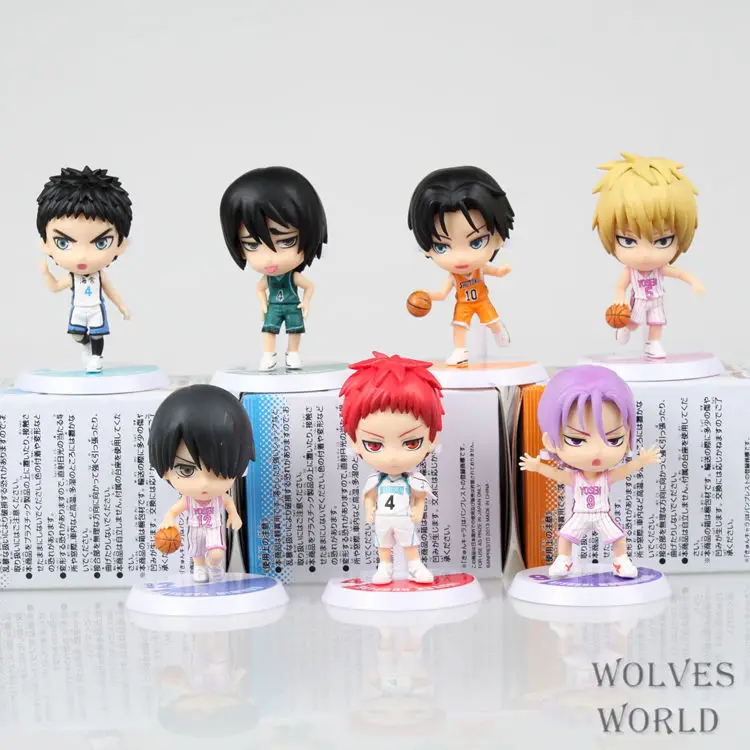 Huong Аниме Kuroko's Basketball 7 шт./компл. Kuroko no Basuke издание 5-го ПВХ мини-Фигурки