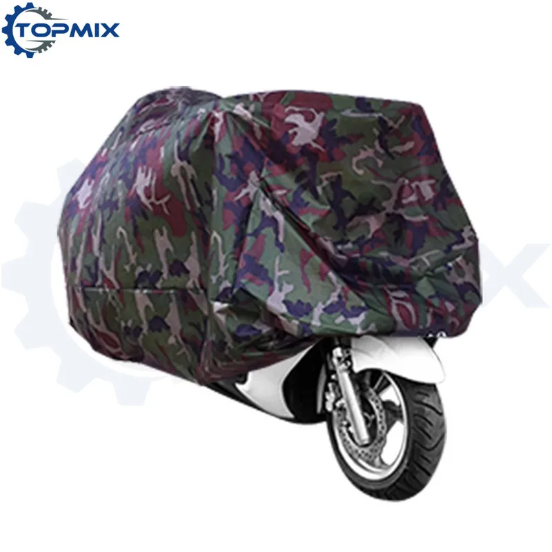 L XL XXL XXXL Universal Camo Motorcycle Motorbike Cover Camouflage Waterproof Dustproof UV resistant Cover for