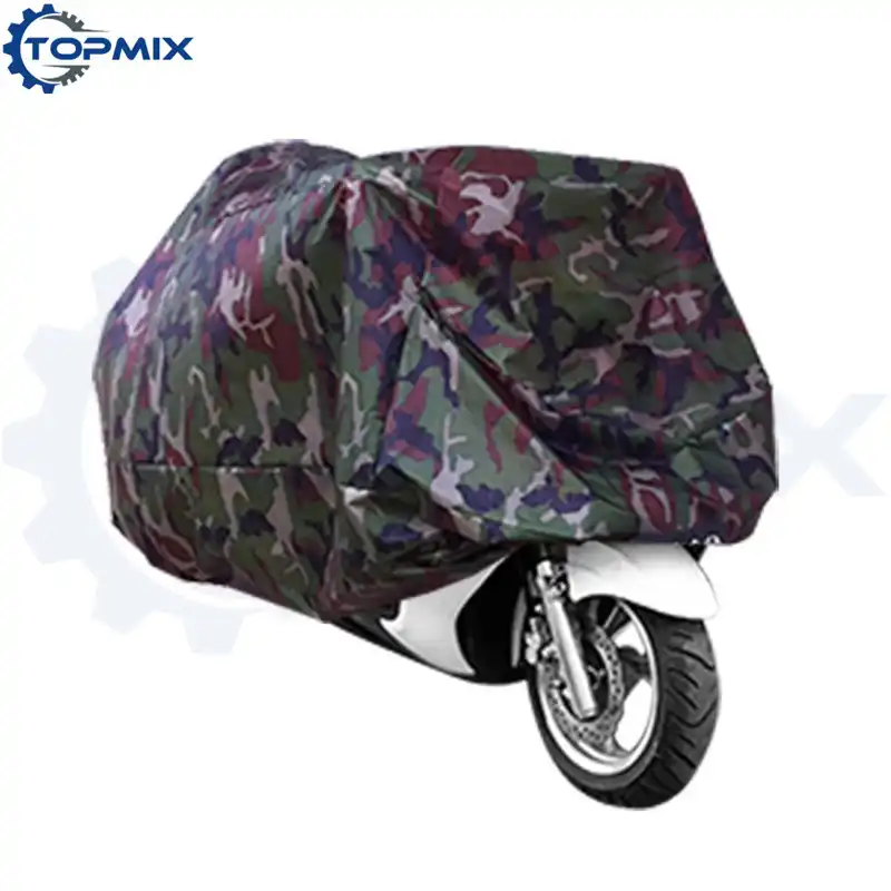 L XL XXL XXXL Универсальный Камуфляж мотоцикл крышка мотоцикла Камуфляж Водонепроницаемый пылезащитный, УФ-стойкий чехол для двигателя - изображение