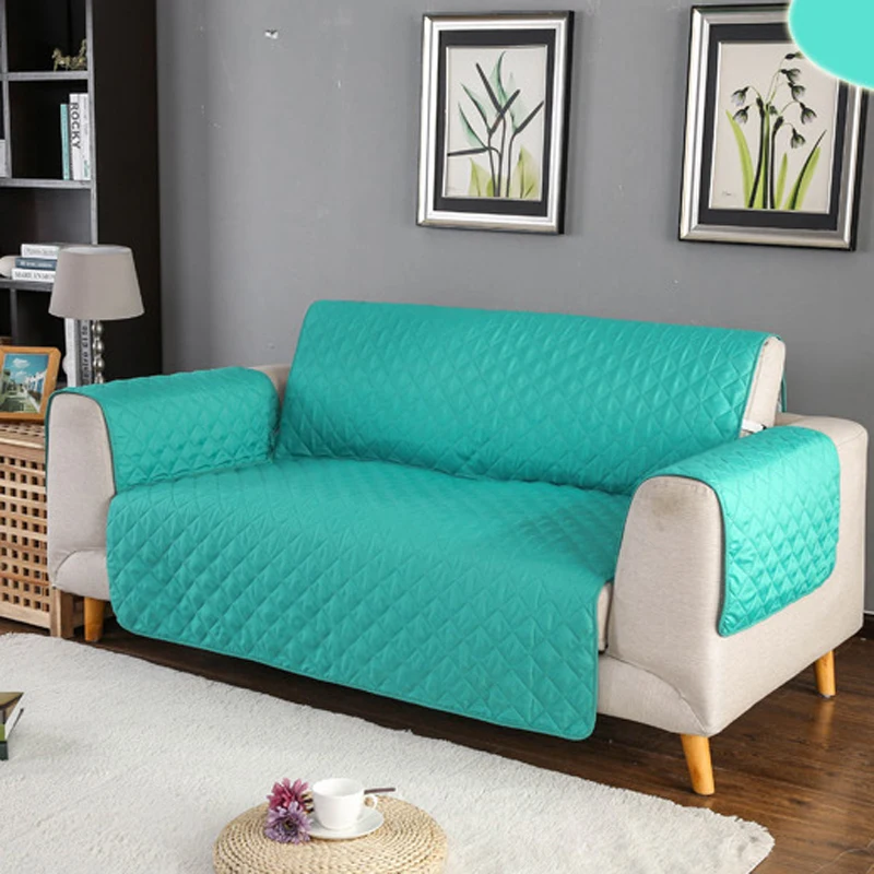Sofa Couch Cover Chair Throw Pet Dog Kids Mat Furniture Protector Reversible Washable Removable Armrest Slipcovers 1/2/3 Seat