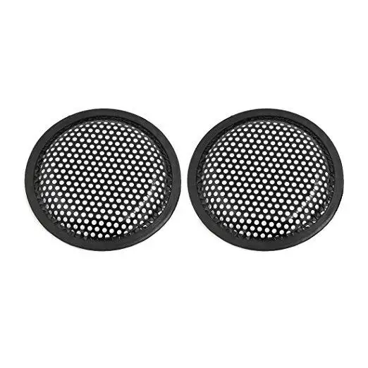 

BEESCLOVER 2pcs Universal Car Speaker Cover Car Speaker Subwoofer Plastic Grill Cover Fits 6 Inch Subwoofer - Black R30