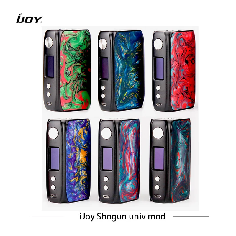 Doble resina cigarrillos electrónicos caja Mod iJoy Shogun Univ 180 W Dual de la batería Vape Mod del squonk Mech Mod Voopoo caja mod de arrastre 2 - 1