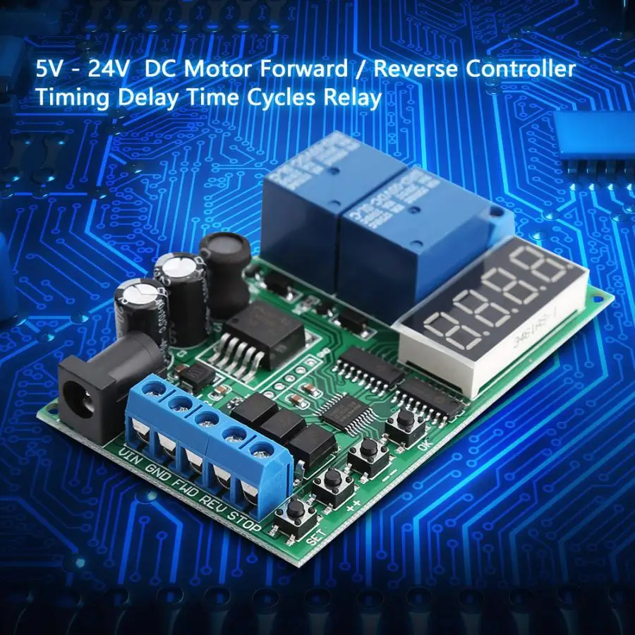 Dc Ac Motor Controller Board 5v 24v Motor Forward Reverse