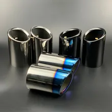 1 пара наконечников выхлопной трубы из нержавеющей стали для AUDI A4 A5 A6 Q3 09-16 1 пара наконечников выхлопной трубы из нержавеющей стали для AUDI A4 A5 A6 Q3 09-16