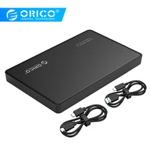 ORICO HDD Case 2.5 inch SATA 3.0 to USB 3.1 Gen2 SSD Case For Type C Super High Speed Hard Disk Drive External HDD Enclosure tool free 10gb s usb 3 1 type c hdd enclosure with ventilation holes sata 3 0 ssd mobile box usb c to sata 6gb s case asm1351