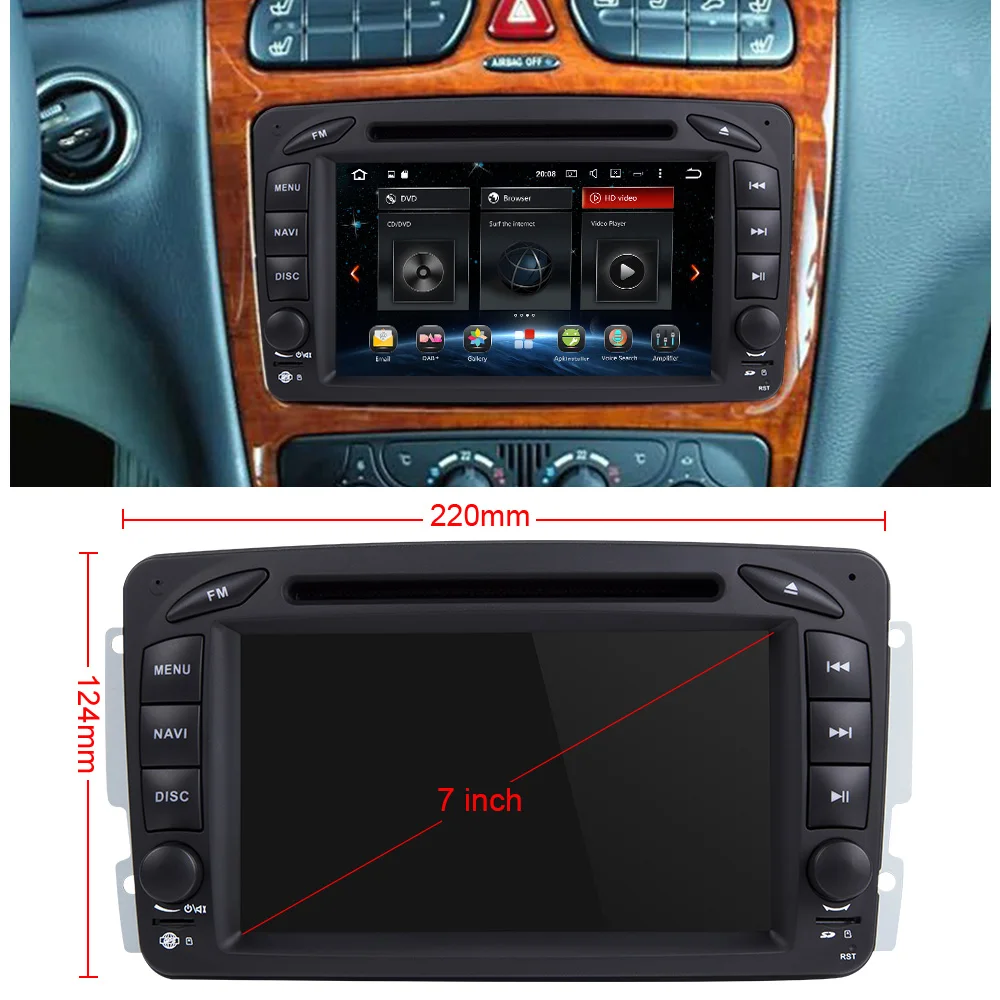 Flash Deal Eunavi 7" 2 Din Android 8.0 Car DVD Radio multimedia Player GPS Navi For Benz C-Class W203 W209 G-Class W463 A Class W168 Vito 1 Flash Deal Eunavi 7" 2 Din Android 8.0 Car DVD Radio multimedia Player GPS Navi For Benz C-Class W203 W209 G-Class W463 A Class W168 Vito 1