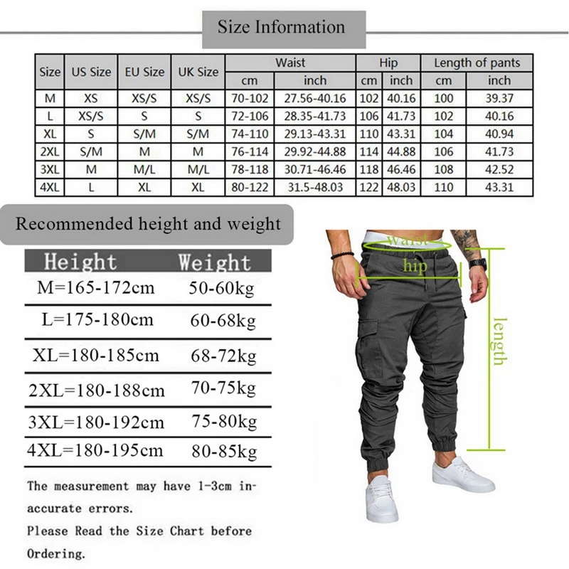 купить! ADISPUTENT Pants Хип-хоп брюки Joggers 2019 Новые мужские брюки Твердые штаны с несколькими карманам