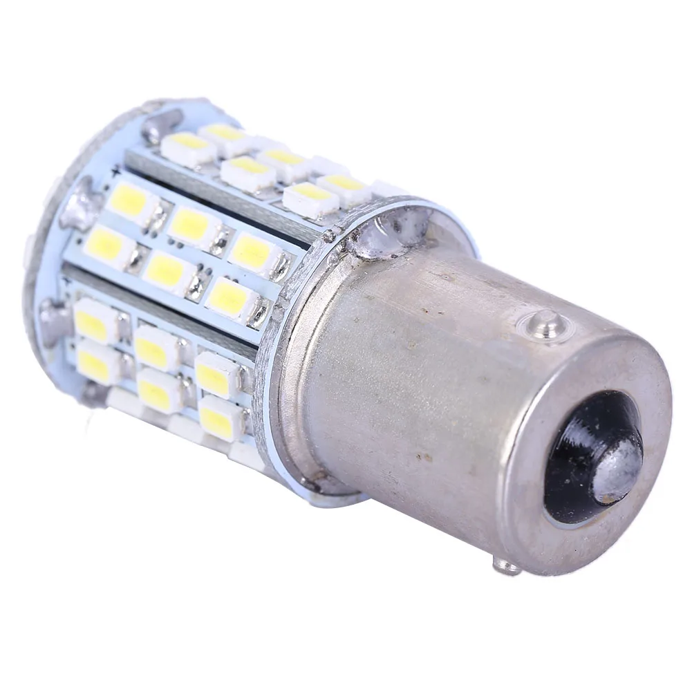 2X 1157 BAY15D 1156 BA15S P21W светодиодный автомобильный светильник SMD3020 64Led 12В белый