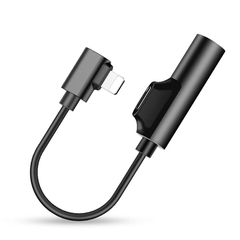 ! ACCEZZ 2 в 1 разъем AUX адаптер для наушников Apple iphone X 8 7 Plus XS MAX XR 3 5 мм подслушивающий