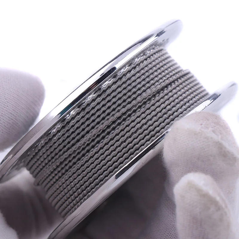 Проволока нагревательная XFKM SS316L для RDA RBA 5 м/рулон|clapton wire|fused claptonheating wire |