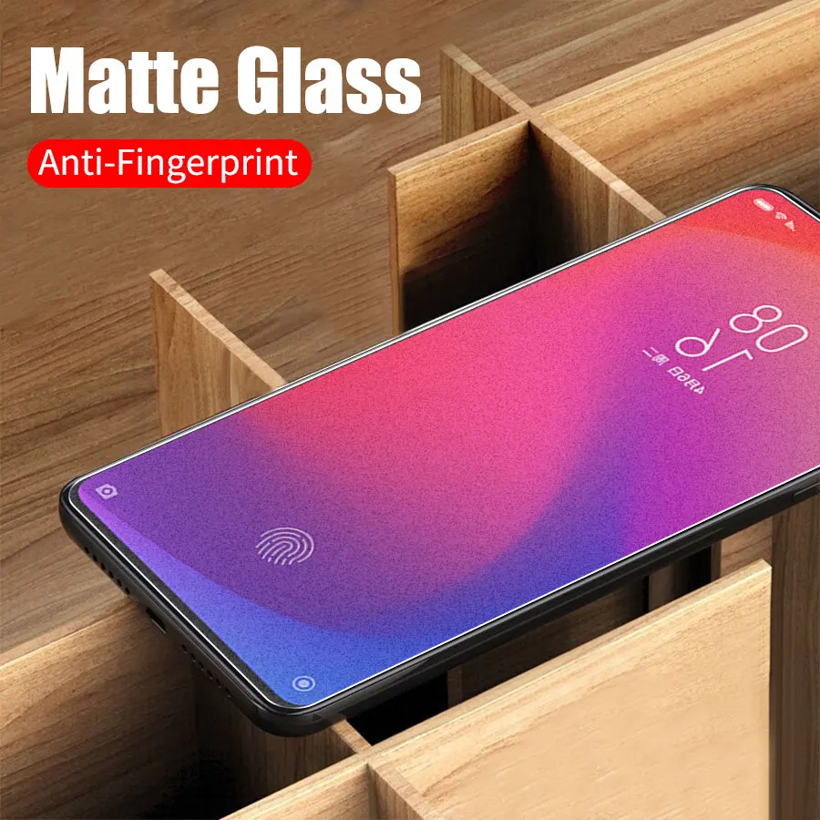 2.5D 9H Matte Frosted Screen Protector Film Tempered Glass For Xiaomi Redmi K20 Note 7 6 Pro Pocophone F1 Mi 9 T 8 SE A2 Lite