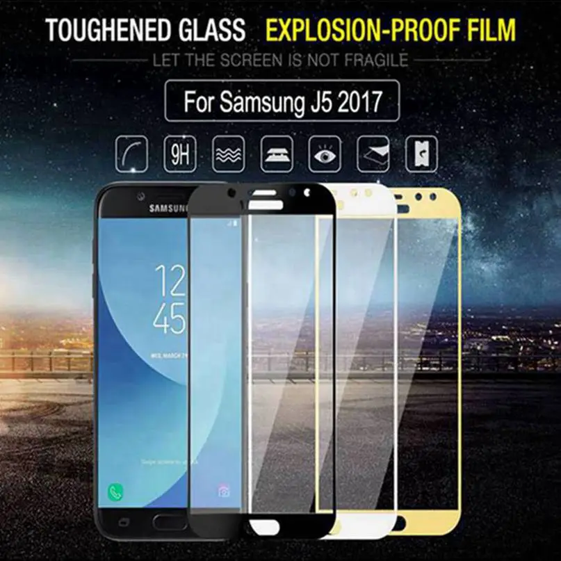 

5D/9D For Samsung Galaxy J3 J5 J7 pro J3pro J5pro 2017 Tempered Glass For J330 J530 J730 Screen Protector Full Cover Glass Film