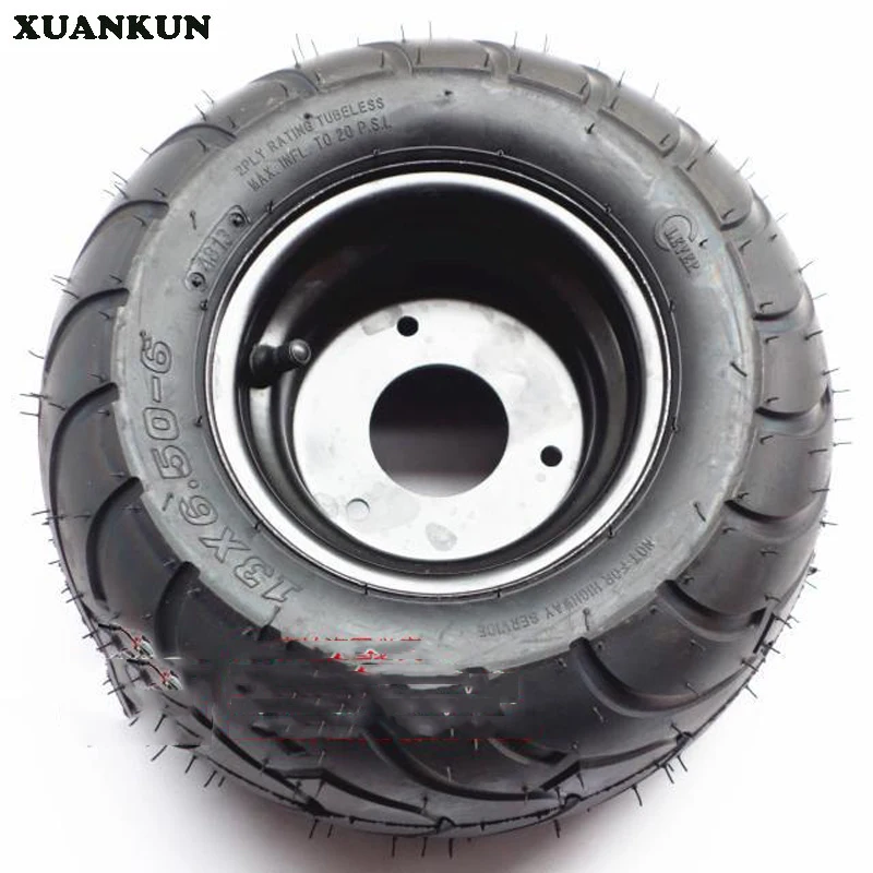 XUANKUN Beach Car Tricycle Modified 130X6.50 6 Inch Wheel