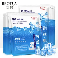 10 шт. Beotua ледяные кристаллы увлажняющие маски для лица Hydra-элегантные гладкие мышцы масло для кожи-контроль отбеливающая маска для лица