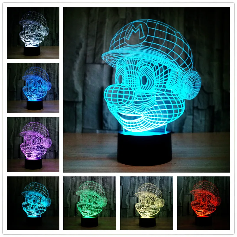 СВЕТОДИОДНЫЙ ночник в форме черепа 5 В светильник лампа для спальни уникальный