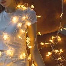 10M 20M 30M 220V EU Plug Outdoor 8 Mode LED Christmas Garland Tree Star String Fairy Lights For Party Holiday Wedding Decoration 10m 20m 30m 100 200 300 led cherry balls fairy string decorative lights 110v 220v plug wedding christmas garland patio decor