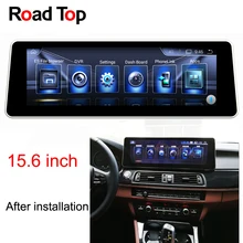15.6″ Android Car Radio GPS Navigation Head Unit Screen for BMW F10 F11 520i 523i 528i 530i 535i 550i 518d 520d 525d 530d 535d