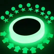 Горячая Распродажа Красочные светоотражающие ленты светящиеся самоклеющиеся наклейки светящиеся флуоресцентные светящиеся ленты темные ударные Предупреждение ющие ленты