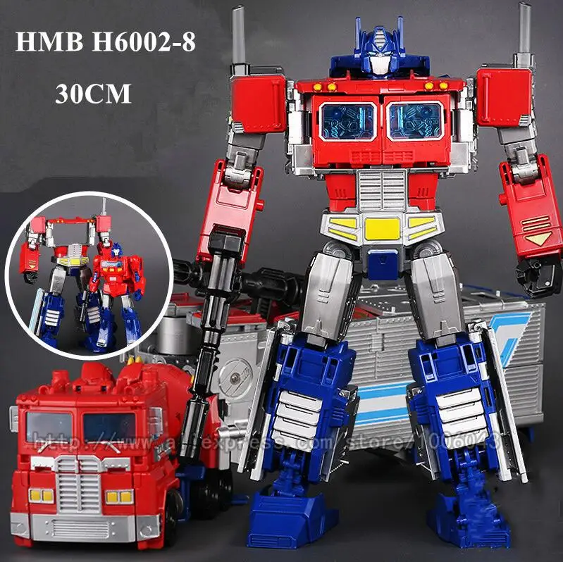 HMB H6002-8 Wei jiang негабаритных 30 см Трансформационные игрушки MPP10 SS05 Аниме Робот автомобиль фигурка самолета Модель Дети мальчик взрослому подарок на день рождения - Цвет: HMB H6002-8