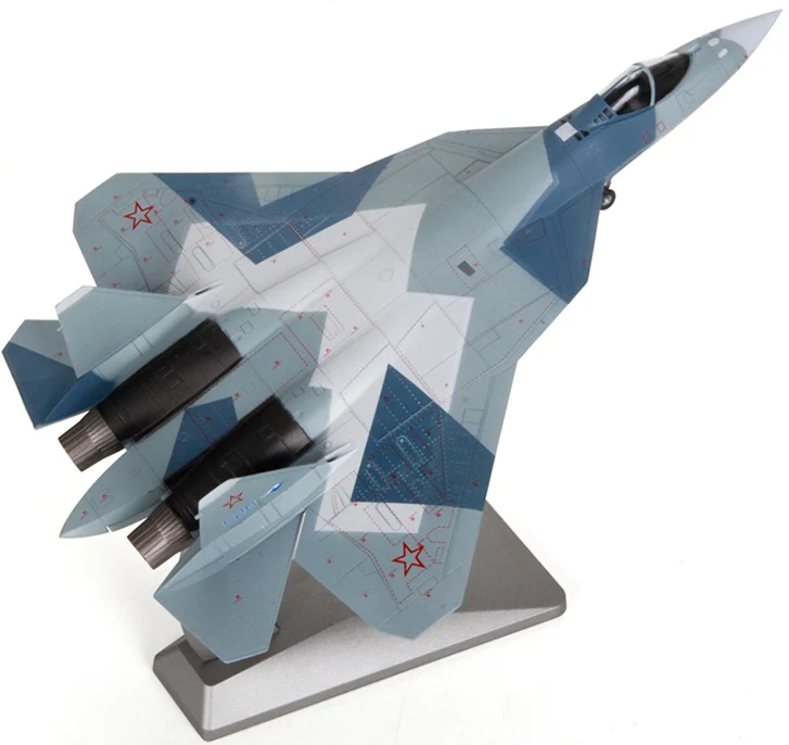 1/72 масштаб Россия T-50 SU-57 боевой литой металлический самолет модель игрушка для мальчика подарок Новая Розничная коробка коллекция