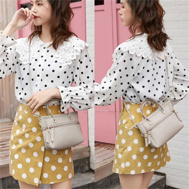 

NOENNAME_NULL Women Leather Handbag Shoulder Lady Cross Body Bag Tote Messenger Satchel Purse