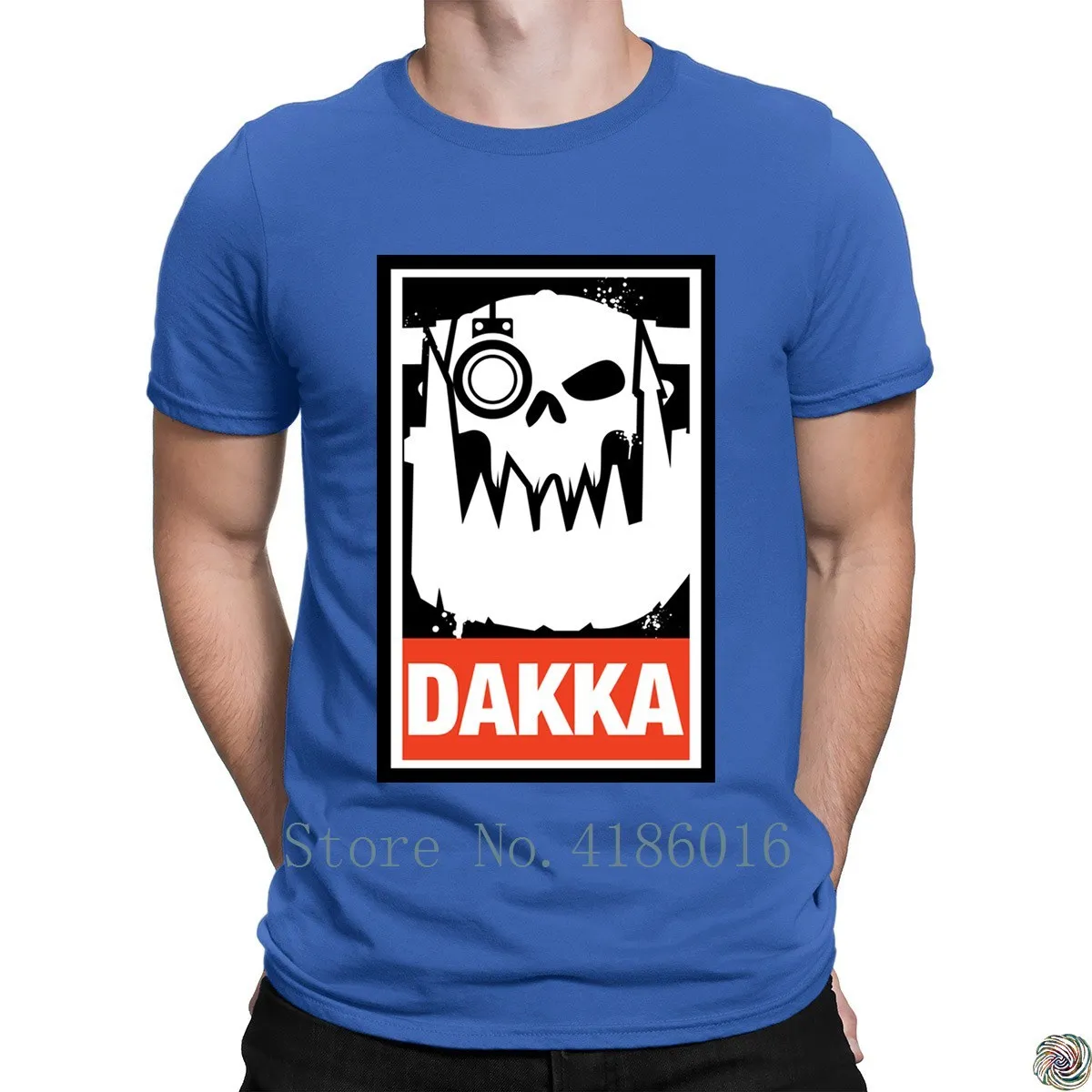 Dakka Waaagh Orks 40 k футболка отличный вязаный поп Топ Футболка натуральная для мужчин