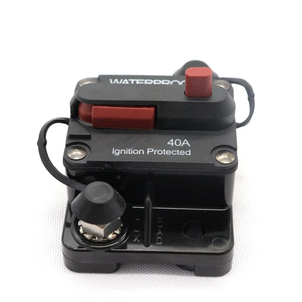 

New F433 Circuit Breaker Surge Protector Waterproof Flush-Mount Switchable With Manual Reset for Car Truck Boat