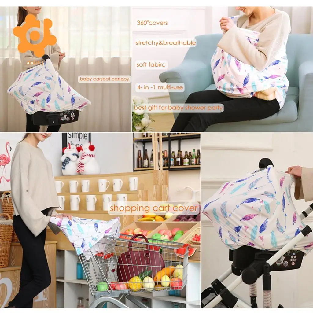 Baby Infant Car Seat Nursing Covers Breastfeeding Cover Carseat 