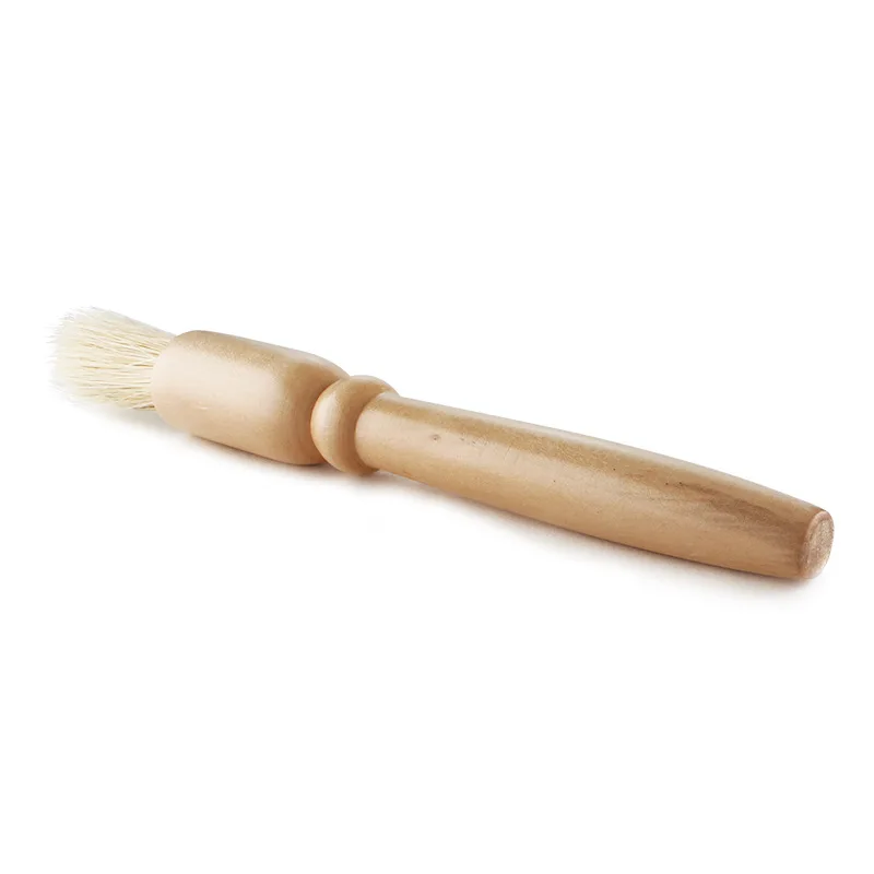 Щетка для чистки шлифовальная машина простая оригинальная деревянная ручка безволосая круглая щетка для чистки головы почта 023