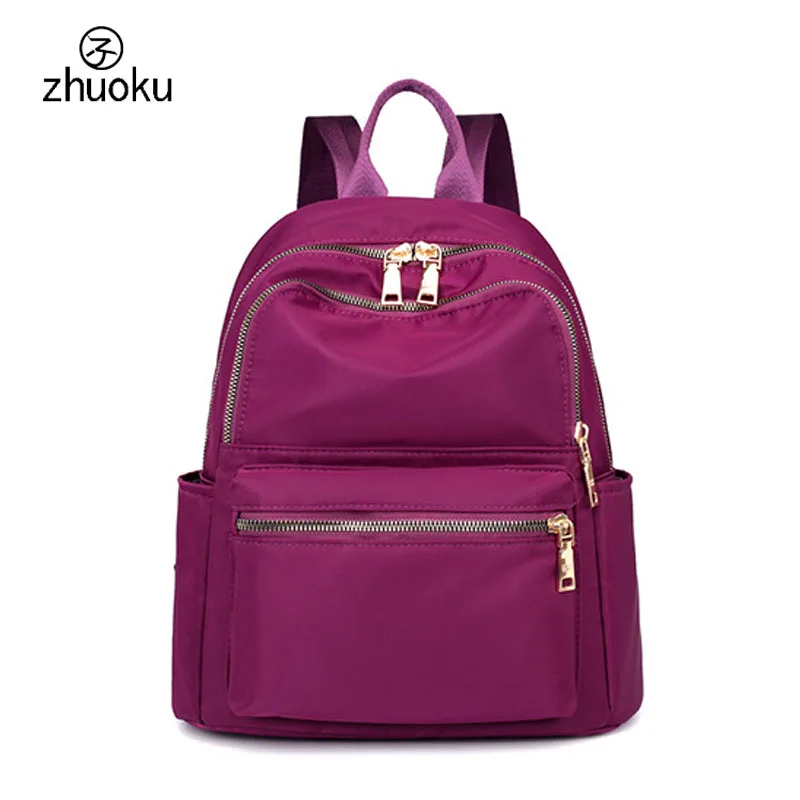 

Girls backpack school Waterproof nylon travel back bags Women Backpack black backbag 2019 Aliexpress Hot Dropshipping Store Z555