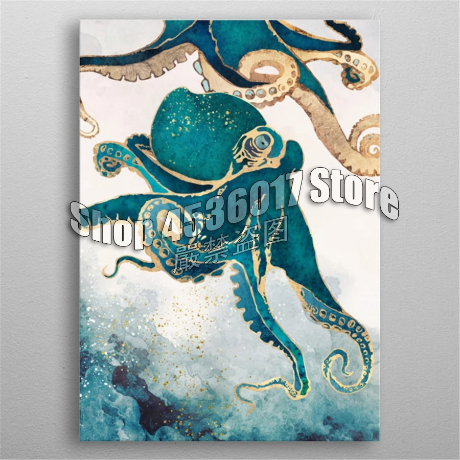 

Colorful octopus 5d Diy Diamond Painting Cross Stitch Animals Diamond Embroidery Full Square Diamond Mosaic Gifts Handmade Craft