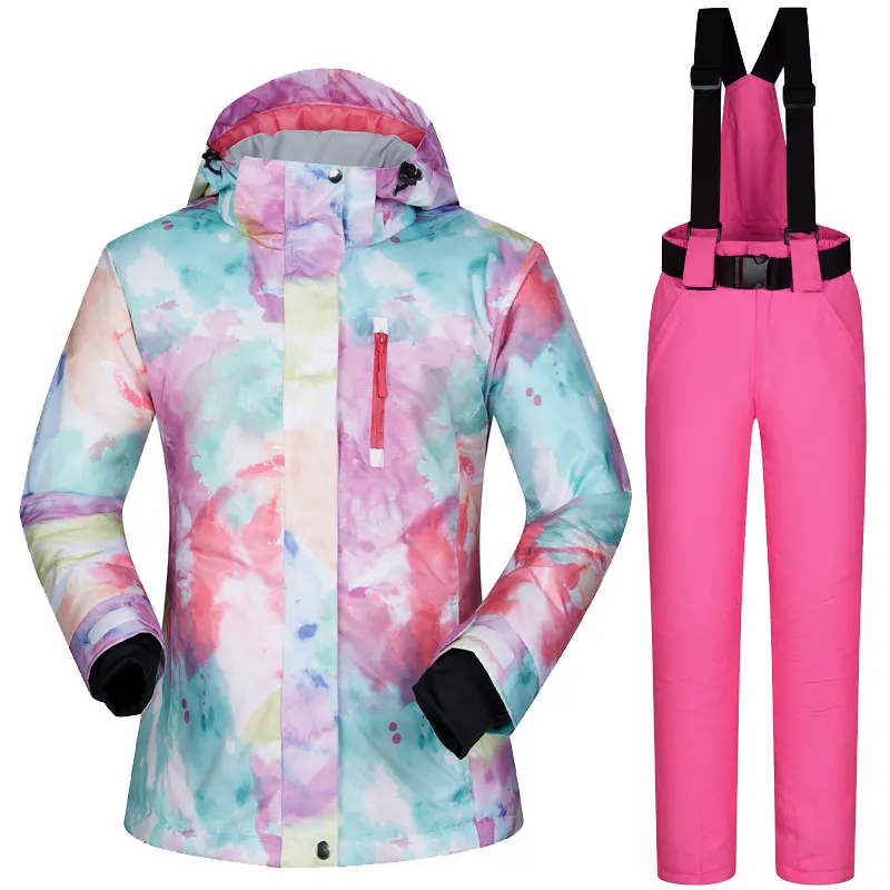 2018 الجديدة عالية الجودة المرأة بدلة تزلج الشتاء أنثى سنو سترات و السراويل للماء الجبل snowboard الملابس الدافئة 2018 الجديدة عالية الجودة المرأة بدلة تزلج الشتاء أنثى سنو سترات و السراويل للماء الجبل snowboard الملابس الدافئة
