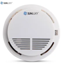 SUNLUXY Wireless Alarm Security Smoke Fire Detector 80dB Home Security System for Indoor Shop Smoke Alarm Sensor