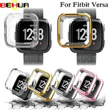 Ultra thin Soft Plating TPU Protection Silicone Case Cover For Fitbit Versa wearable devices smartwatch watch