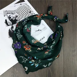 Women's Skinny Scarf Triangle Scarves Fashion Female Floral Printed Scarf Hair Tie Band Female Handkerchief Head Neck Women's Skinny Scarf Triangle Scarves Fashion Female Floral Printed Scarf Hair Tie Band Female Handkerchief Head Neck