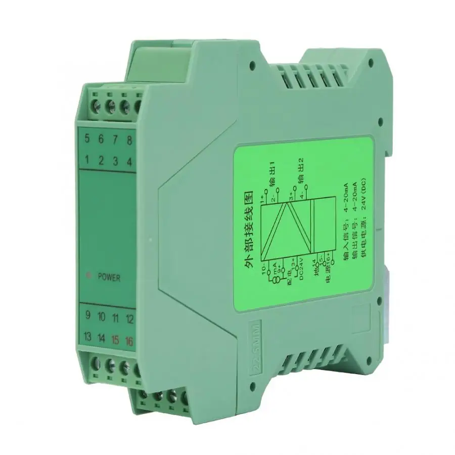 4-20mA до 0-20mA Передатчик изоляции сигнала распределитель сигналов передатчик тока инструменты