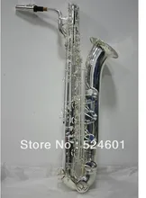 the Professional Baritone Saxophone Silver Plating Musical Instrument Eb Falling Tune E (F) Saxofone